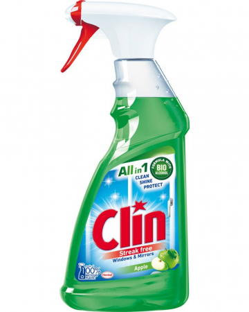 Sticla & Fereastra - Detergent spray de geamuri Clin Apple, 500ml