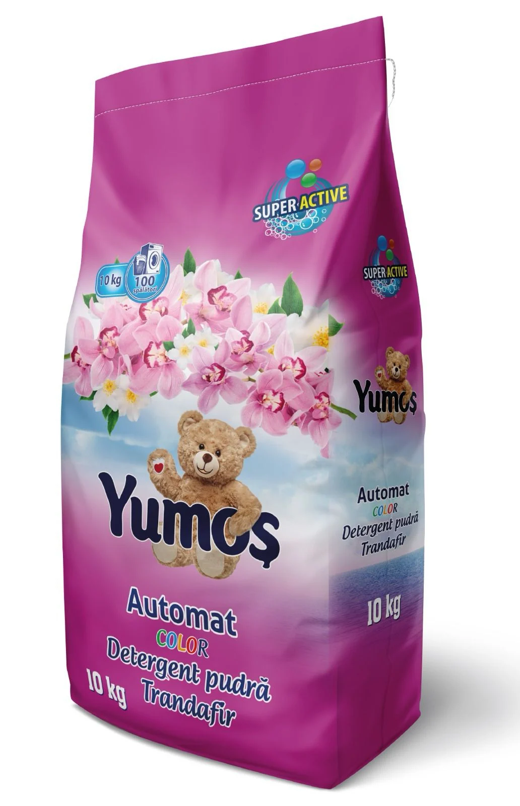 Detergent Rufe Pudra - Detergent rufe automat Yumos Color, 100 spalari, 10Kg