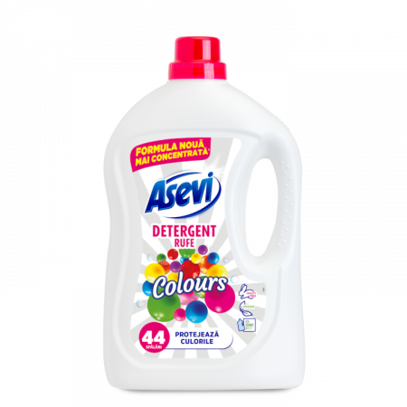 Produse Curatenie - Detergent rufe lichid Asevi Colours, 44 spalari, 2.4L