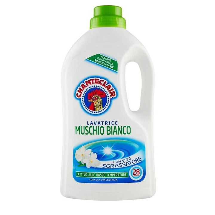 Detergent Rufe Lichid - Detergent rufe lichid Chanteclair Mosc Alb, 28 spalari, 1.26L
