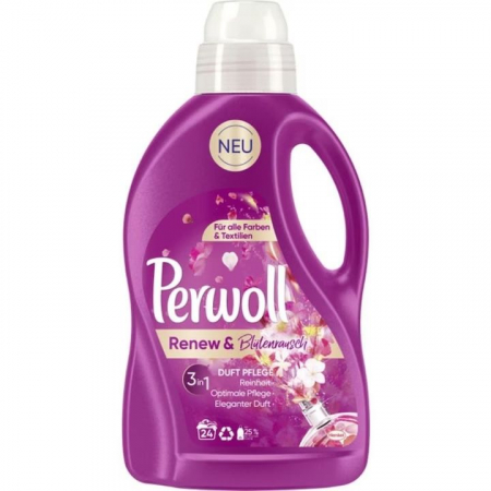 Produse Curatenie - Detergent rufe lichid Perwoll Renew Blossom, 24 spalari, 1, 44L