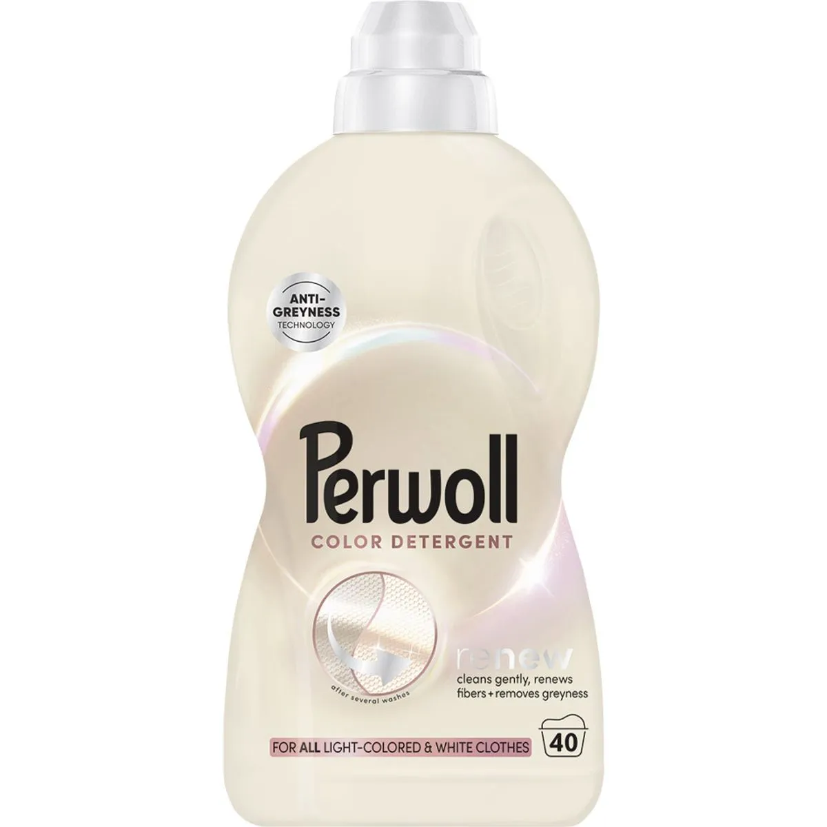 Produse Curatenie - Detergent rufe lichid Perwoll Renew Light Colors, 40 spalari, 2L