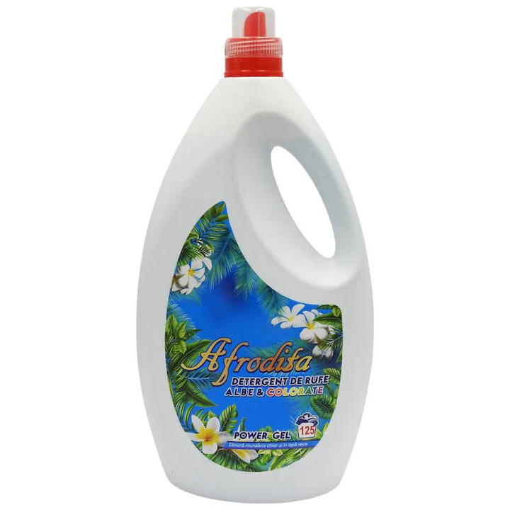 Produse Curatenie - Detergent rufe lichid universal Afrodita Albe & Colorate, 125 spalari, 5L