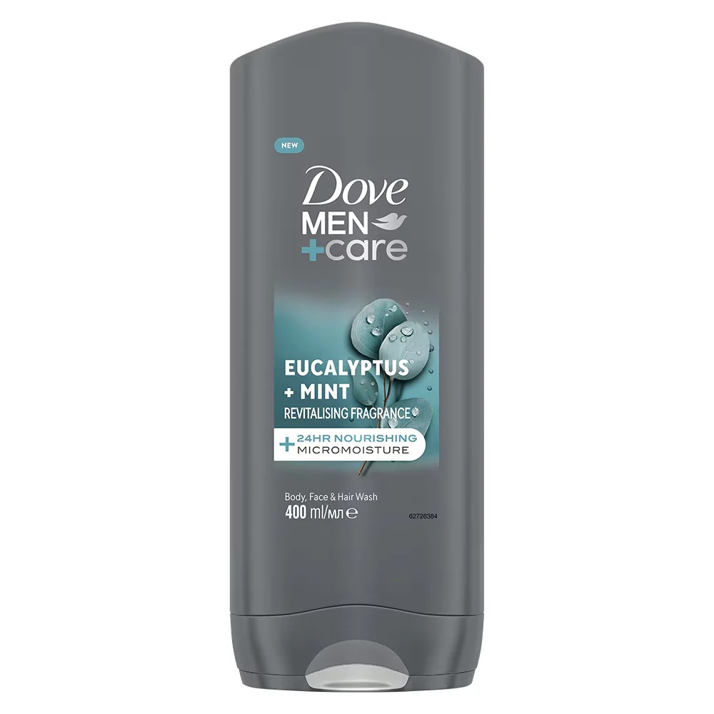 Ingrijire Personala - Gel de dus, Dove Men+ Care Eucalyptus & Mint, 400ml