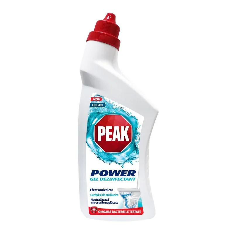 Baie & Toaleta - Gel dezinfectant toaleta Peak Wc Ocean, 750ml