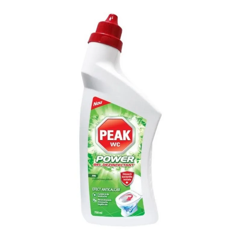 Baie & Toaleta - Gel dezinfectant toaleta Peak Wc Pin, 750ml