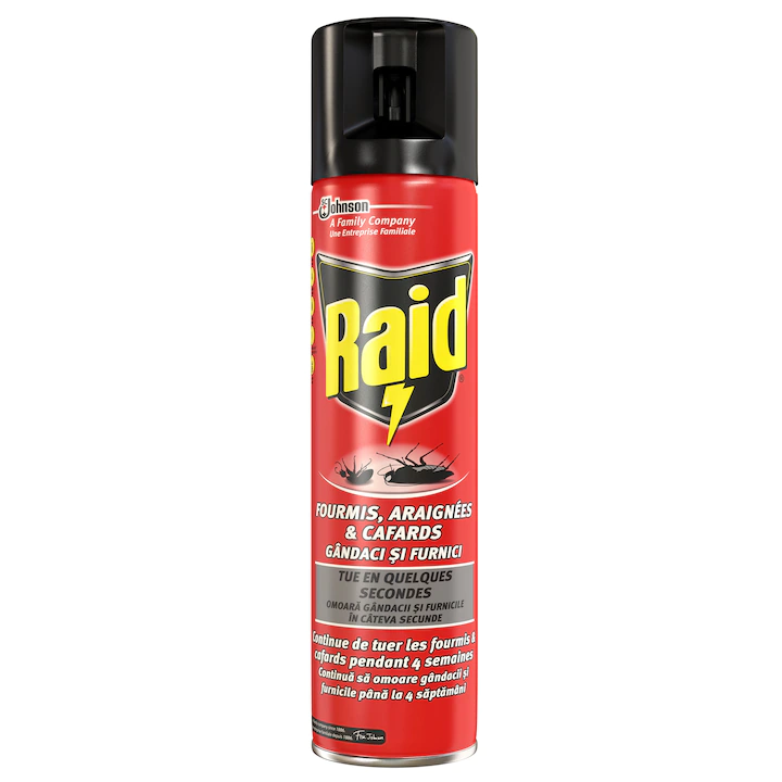 Baie & Toaleta - Spray importiva gandaci si furnici Raid, 400ml