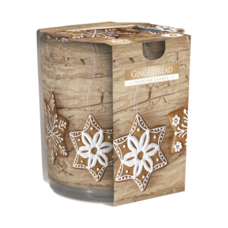 Lumanari & Candele - Lumanare parfumata in pahar imprimat Turta Dulce