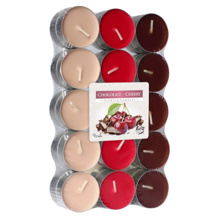 Lumanari & Candele - Lumanari parfumate pastila Ciocolata si Cirese, 30 bucati