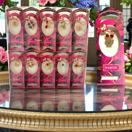 Alte Articole - Martisor brosa ambalaj roz