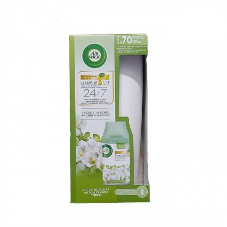 Produse Curatenie - Odorizant de camera Air Wick Freshmatic + Rezerva Frezie & Iasomie, 250ml