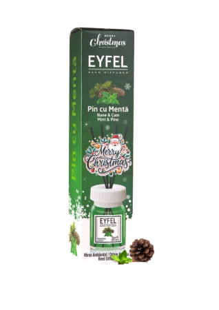 Odorizant de camera Eyfel Pin cu Menta, 120ml