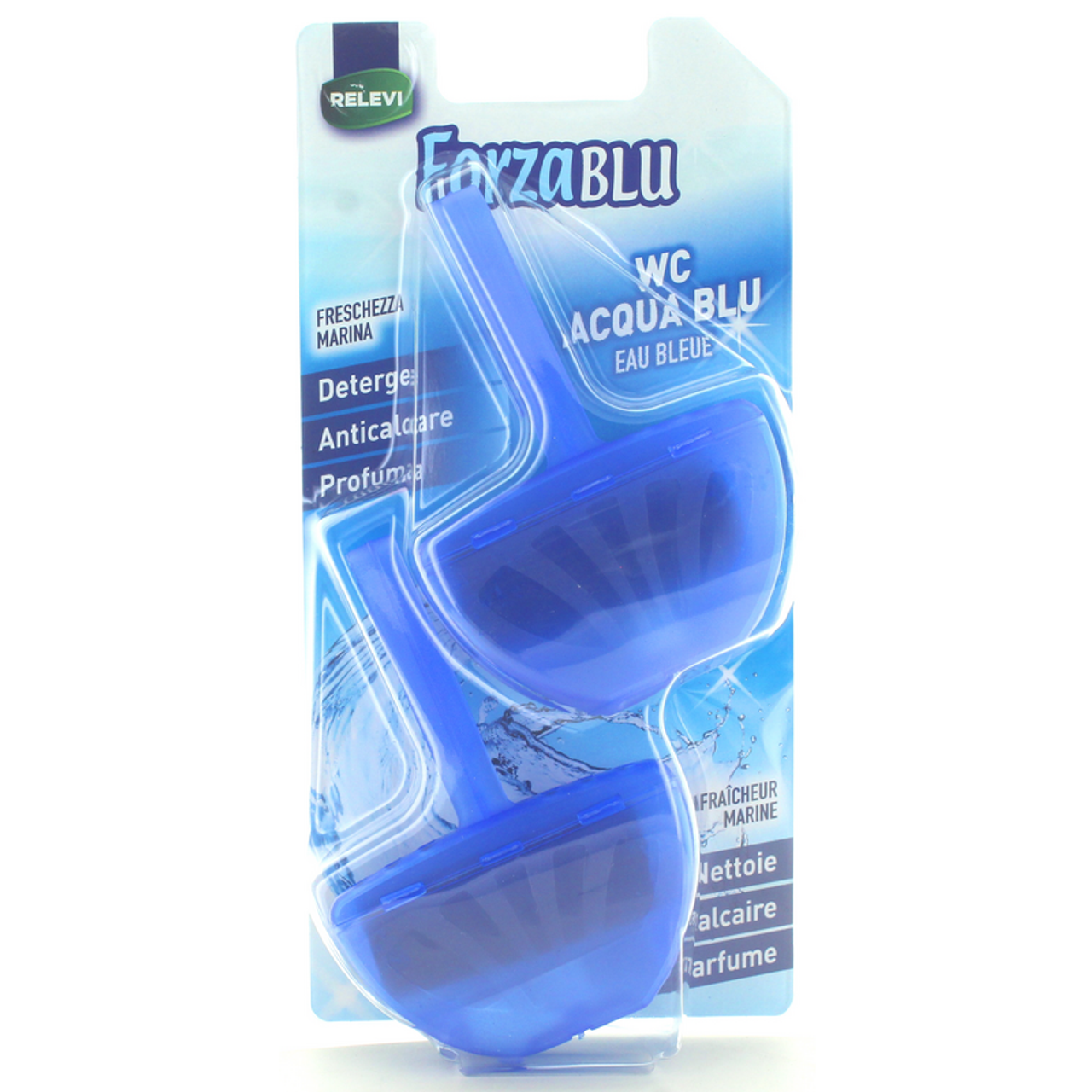 Odorizant WC - Odorizant pentru toaleta Relevi Forza Blu, 2x40g