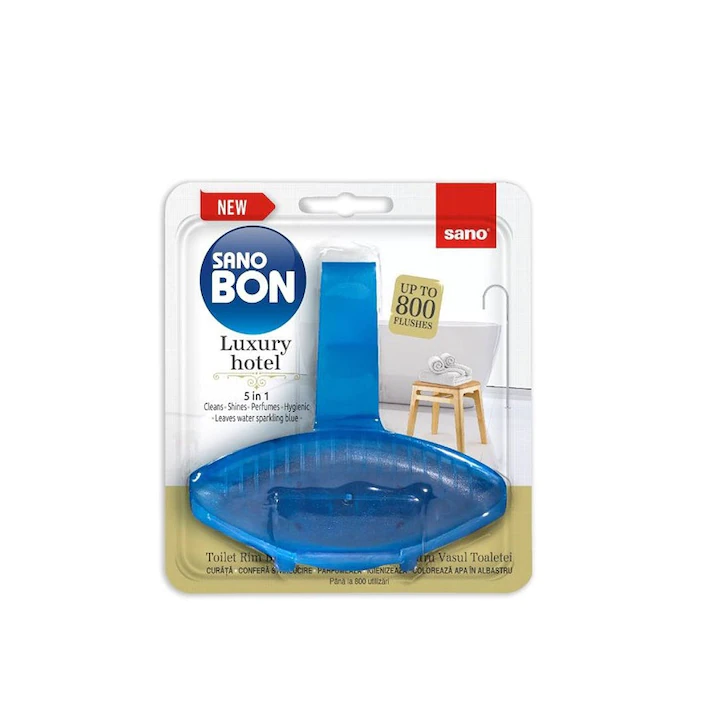 Baie & Toaleta - Odorizant toaleta Sano Bon Blue Luxury Hotel, 55g