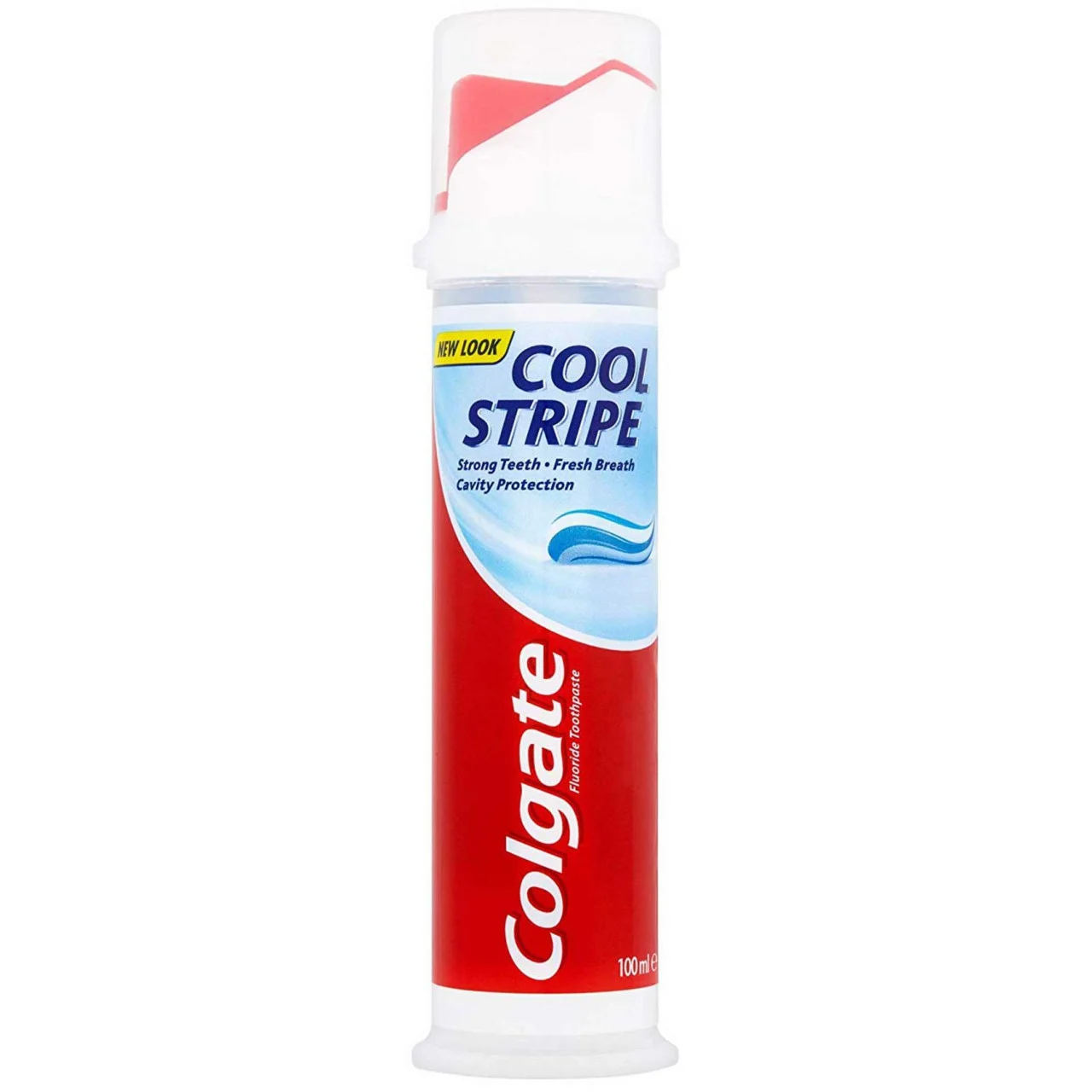 Pasta de Dinti - Pasta de dinti cu pompita Colgate Cool Stripe, 100ml
