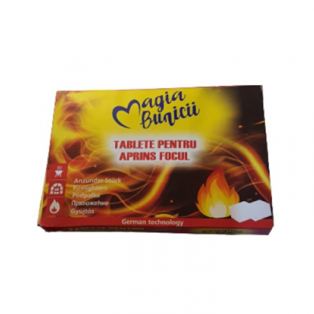 Produse Curatenie - Pastile pentru aprins focul Magia Bunicii, 48 bucati