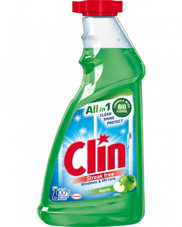 Sticla & Fereastra - Rezerva detergent de geamuri Clin Apple, 500ml