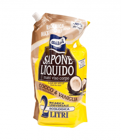 Ingrijire Corp - Rezerva sapun lichid Mil Mil Cocos si Vanilie, 2L