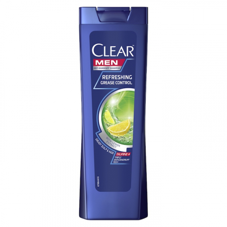 Sampon Par - Sampon pentru par Clear Men Refreshing Grease Control, 250ml