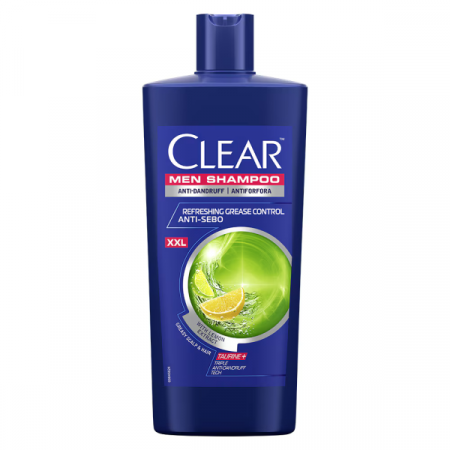 Sampon Par - Sampon pentru par Clear Men Refreshing Grease Control, 610ml