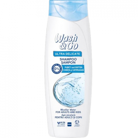 Sampon Par - Sampon pentru par Wash & Go Apa Micelara, 360ml
