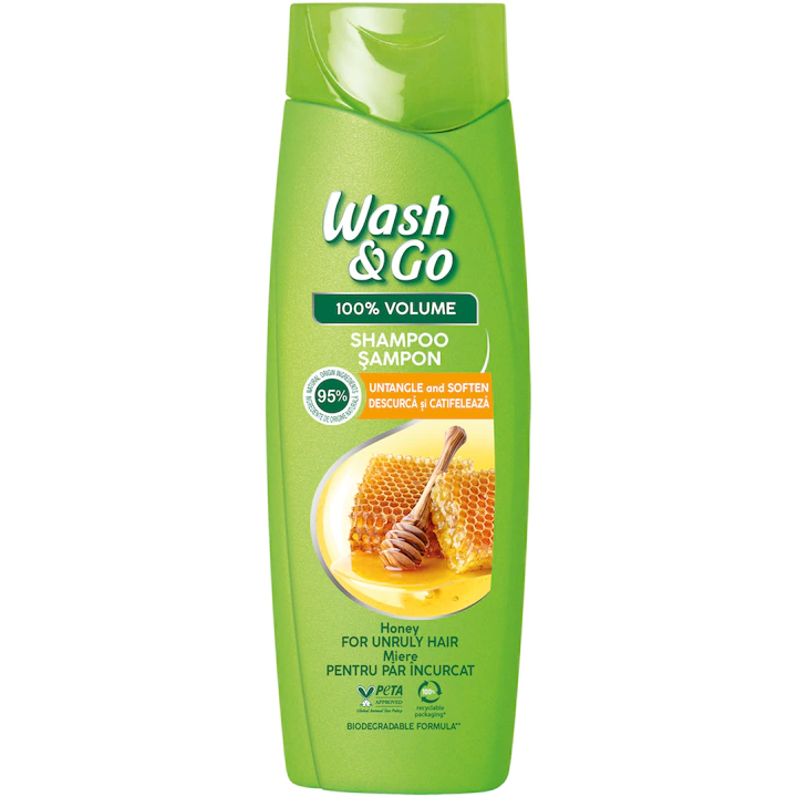 Ingrijire Personala - Sampon pentru par Wash & Go Miere, 360ml