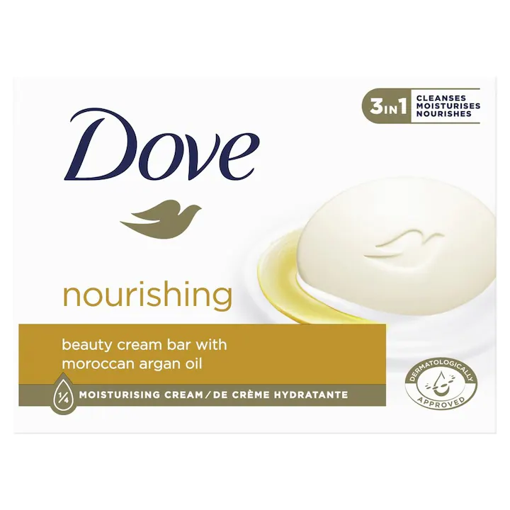 Ingrijire Corp - Sapun crema Dove Ulei de argan marocan, 90g