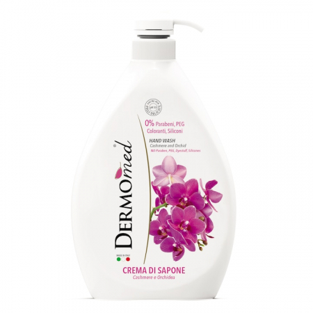 Sapun - Sapun lichid crema Dermomed cu casmir si orhidee, 1L