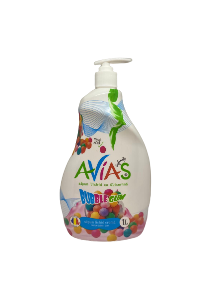 Sapun - Sapun lichid cu pompita Avias Bubble Gum, 500ml