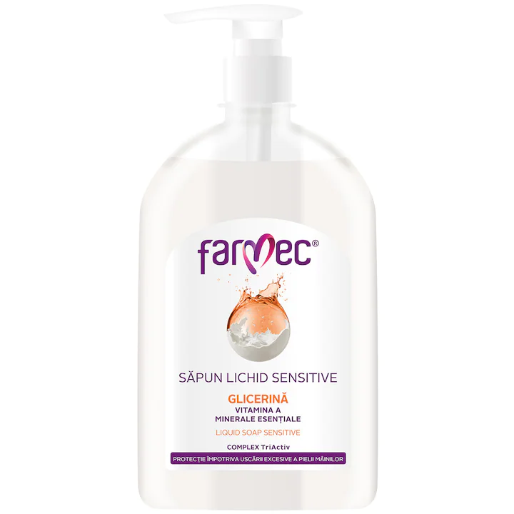 Sapun - Sapun lichid Farmec Sensitive, 500ml