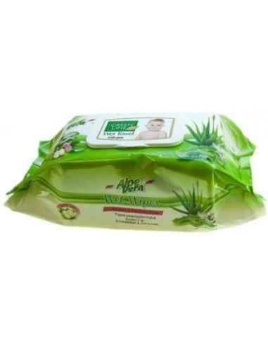 Ingrijire Personala - Servetele umede cu capac Avias Aloe Vera, 120 bucati