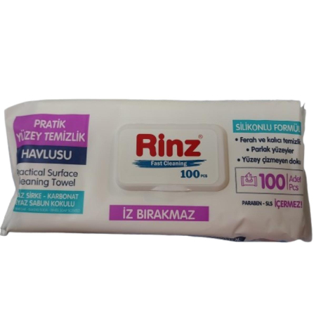 Ingrijire Personala - Servetele umede cu capac Rinz, 100 bucati