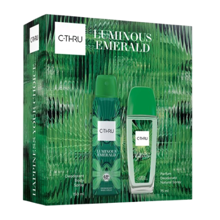 Set Cadou - Set cadou C-Thru Luminous Emerald: Spray de corp 75ml + Deodorant 150ml