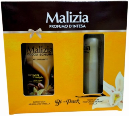 Set Cadou - Set cadou Malizia Vanilla: Deodorant spray 150ml + Gel de dus 150ml