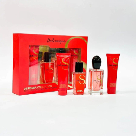 Set cadou UN&UNIQUE: Lotiune de corp + Spray de corp + Apa de parfum + Gel de dus [1]