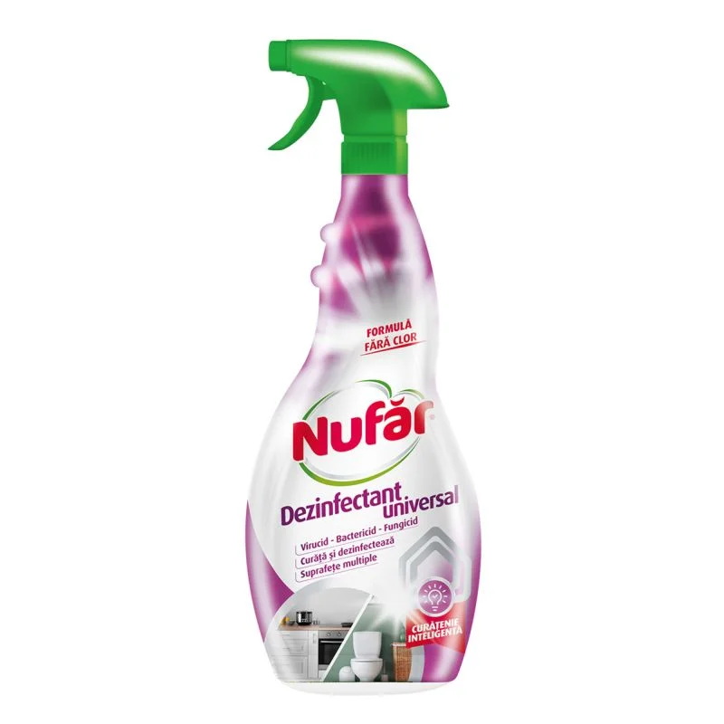 Sticla & Fereastra - Solutie dezinfectant universal fara clor Nufar, 500ml