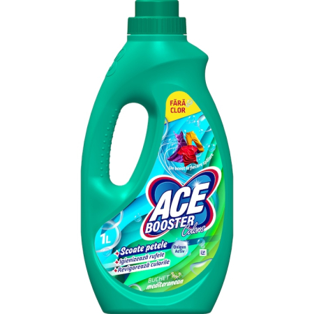 Inalbitor & Indepartare Pete - Solutie indepartare pete Ace Booster Colors, 1L