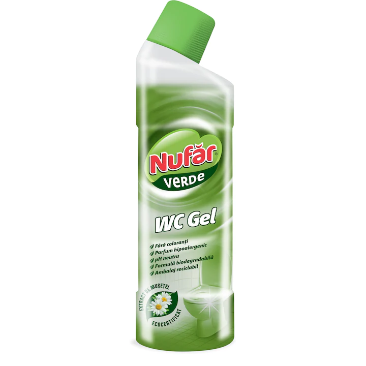 Baie & Toaleta - Solutie pentru toaleta Nufar Verde, 750ml