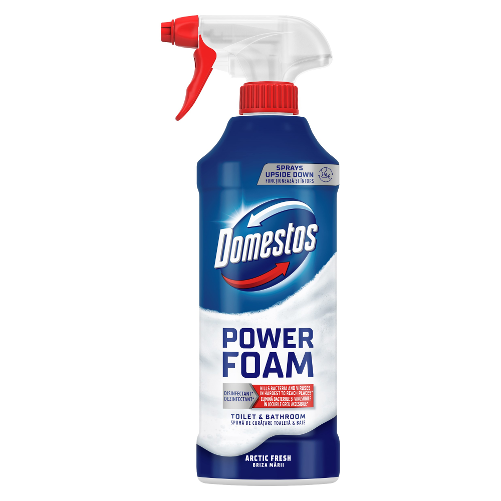 Curatare Baie - Spray de curatare pentru toaleta Domestos Arctic Fresh, 435ml