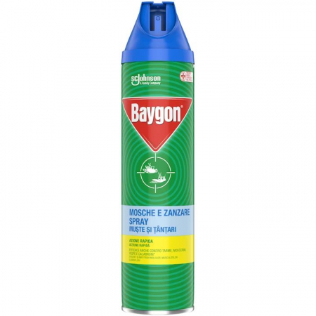 Baie & Toaleta - Spray impotriva mustelor si tantarilor Baygon, 400ml