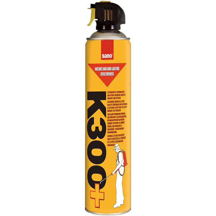 Baie & Toaleta - Spray insecticid cu aerosol impotriva insectelor taratoare Sano K300, 630ml