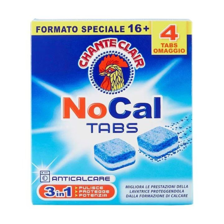 Anticalcar & Igienizante - Tablete anticalcar Chanteclair, 20 bucati, 240g