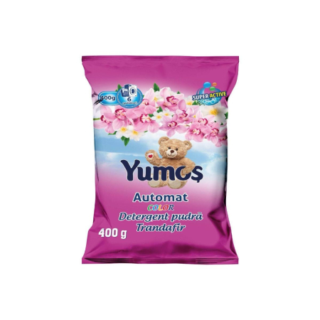 Detergent Rufe Pudra - YUMOS 400GR AUTOMAT COLOR
