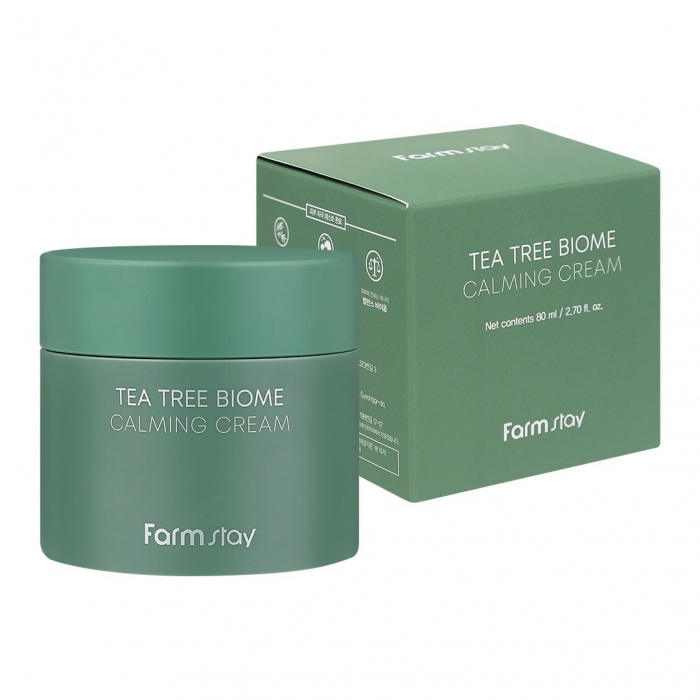 Crema pentru fata hidratanta calmanta Farmstay Tea Tree Biome Calming 80ml [2]