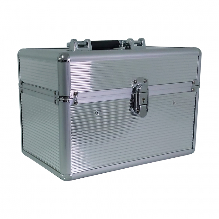 Geanta pentru cosmetice 29x18x20cm Argintie [2]