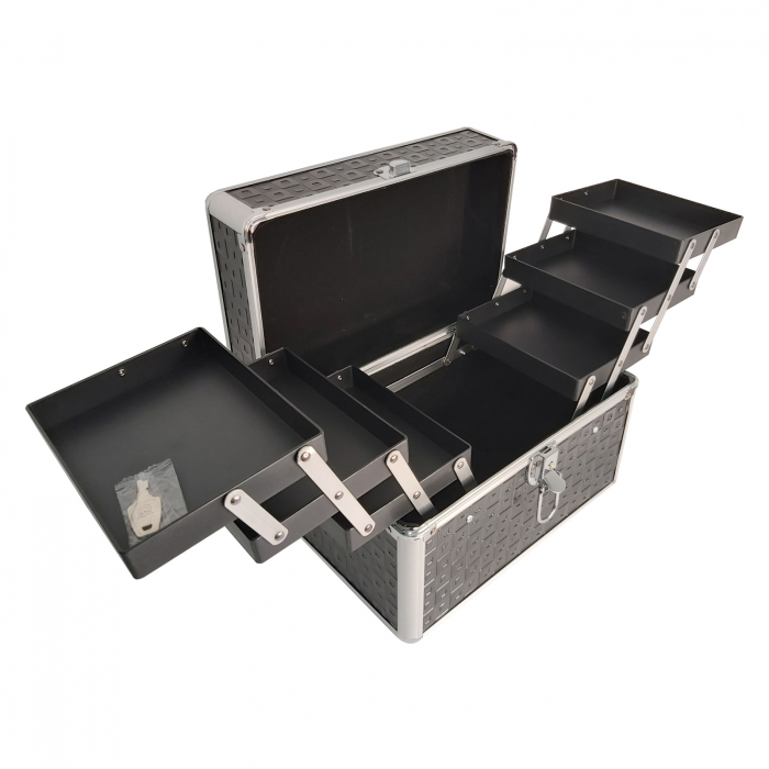 Geanta pentru cosmetice 29x18x20cm Neagra [4]