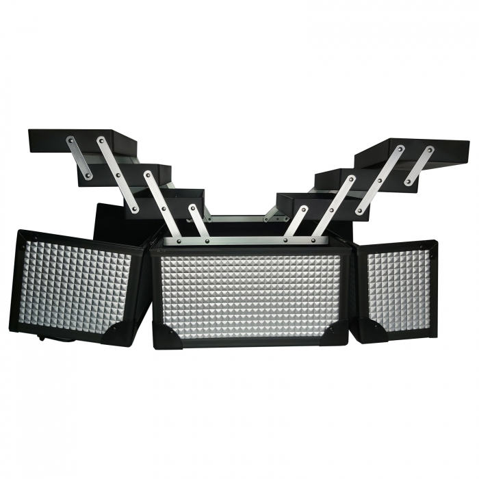 Geanta pentru cosmetice 35x25x25cm Argintie [3]