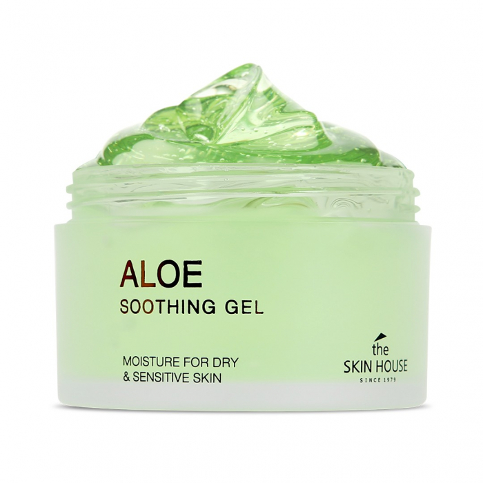 Gel-masca pentru fata super hidratant calmant cu efect antirid The Skin House Aloe Soothing 100ml [2]
