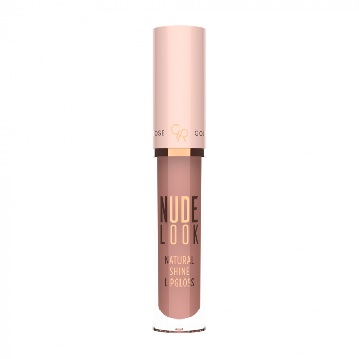 Ruj lichid Golden Rose Nude Look Natural Shine Lipgloss