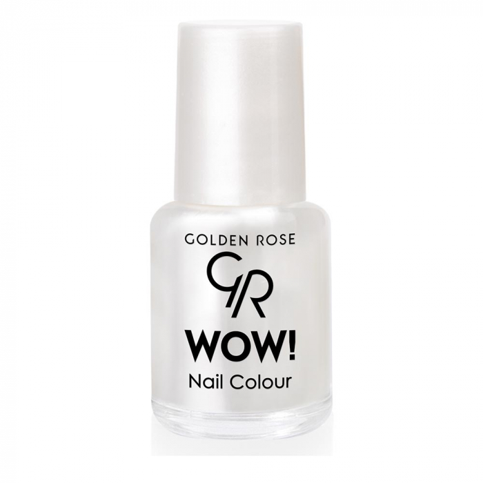 Lac de unghii (oja) Golden Rose Wow Alb 6ml